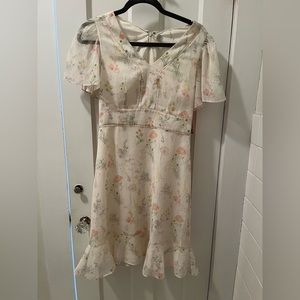 EUC Margaret O’Leary short sleeve floral dress